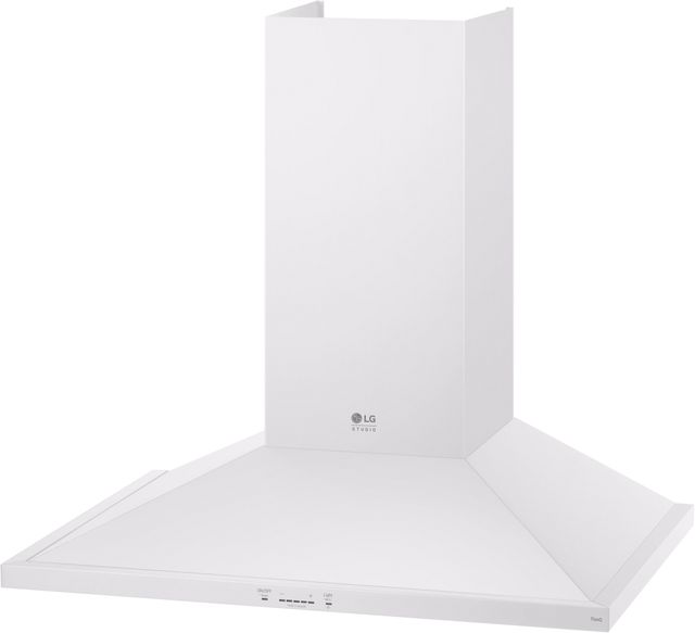 LG Studio 30” Essence White Wall Mounted Range Hood-2