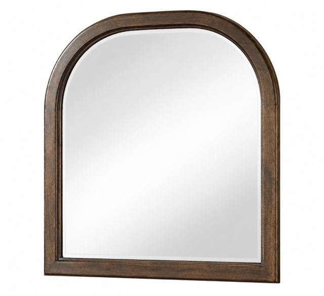 Vaughan Bassett Pure Maple Arch Mirror In Maple Syrup-0