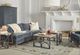 A.R.T. Furniture® Alcove Belgian Ivory Cocktail Table with Burnished Brass Base-1