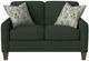 Flexsteel® Customizable Moxy Square Cushion with Rounded Mailbox Arm Loveseat-5