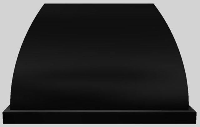 Vent-A-Hood® Designer Series 48" Black Wall Mounted Range Hood-0
