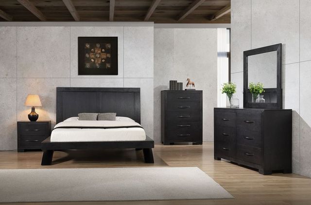 low black dresser Soto 8 Drawer Dresser - Black main image 1