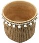 A & B Home 2-Piece Natural Woven Planters-2