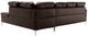 Mazin Furniture Barrington 2-Piece Brown Right-Arm Facing Sofa Sectional and Chaise-2