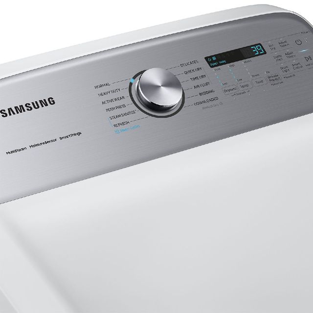 Samsung White Top Load Washer & Gas Dryer Laundry Pair-5