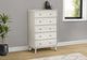 Monarch Specialties Inc. Grey Oak 5-Drawer Chest-1