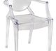A & B Home Atelier Ghost Clear Dining Chair -1