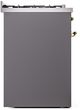 Ilve® Nostalgie II Series 30" Graphite Matte Pro Style Dual Fuel Range-2