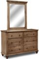 The PerfectBalance by Durham Furniture Millcroft Brown Vertical Frame Mirror-1