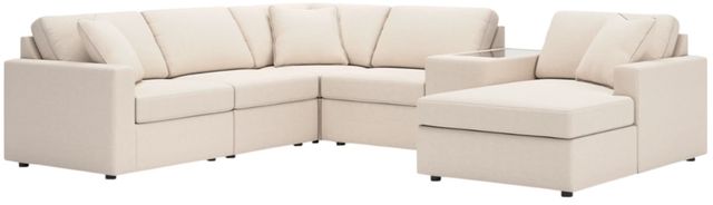 Signature Design by Ashley® Modmax 6-Piece Oyster Right-Arm Facing Sectional and Chaise with Console-0