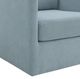Elements International Acacia Freya Light Blue Swivel Chair-4