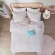 Olliix by Urban Habitat Kids Iris Blush Full/Queen Woodland  Animals Cotton Reversible Comforter Set-1