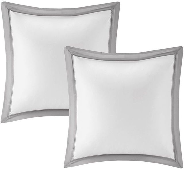 Olliix by Madison Park 8 Piece Grey King Stratford Comforter Set-2