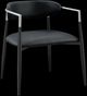ACME Furniture Gavan 2-Piece Black Upholstered Arm Chair Set-0