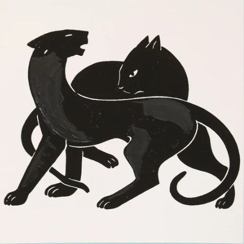 Stylecraft Dann Foley Black Cats Wall Art-2