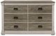 Mazin Furniture Arcadia White & Weathreed Gray Dresser-0