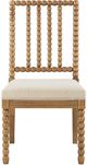 Forty West Designs Bryce French Linen/Medium Brown Dining Side Chair-2
