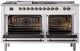 Ilve® Nostalgie II Series 60" Custom RAL Color Pro Style Dual Fuel Range-1