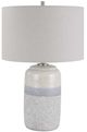 Uttermost® Pinpoint Gray/Light Gray/White Table Lamp-0