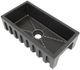 ZLINE Venice 33" Charcoal Farmhouse Single Bowl Fireclay Kitchen Sink-0