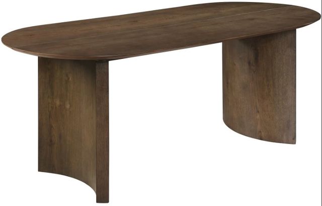 New Classic® Home Furnishings Kody 7-Piece Dark Walnut/Forest Green Oval Dining Set-2