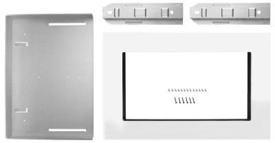 KitchenAid 30" White Microwave Trim Kit-0