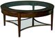 Kincaid® Elise Aura Glass Top Cocktail Table with Amaretto Base-0