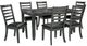 Furniture of America® Adia 7-Piece Dark Gray Dining Set-0