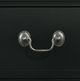 Elements International Louis Philippe Black Drawer Dresser and Mirror Set-3