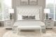 Furniture of America® Stella Mia Creamy White Tufted King Panel Bed-3