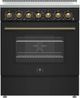 FORNO® Paolo 30" Black Freestanding Electric Range-0