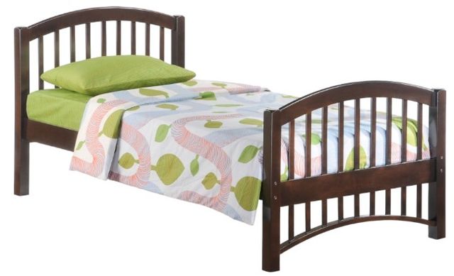 Night & Day Furniture™ Zest Bedroom Molasses Dark Chocolate Twin Panel Bed-0