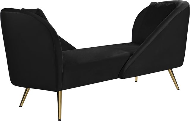 Meridian Furniture Nolan Black Velvet Chaise-3