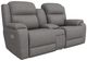 La-Z-Boy® Dorian Quarry Power Reclining Loveseat with Console, Headrest, and Lumbar-0