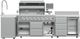 FORNO® Bulnes Series Alta Qualita White Outdoor Kitchen Kits-1