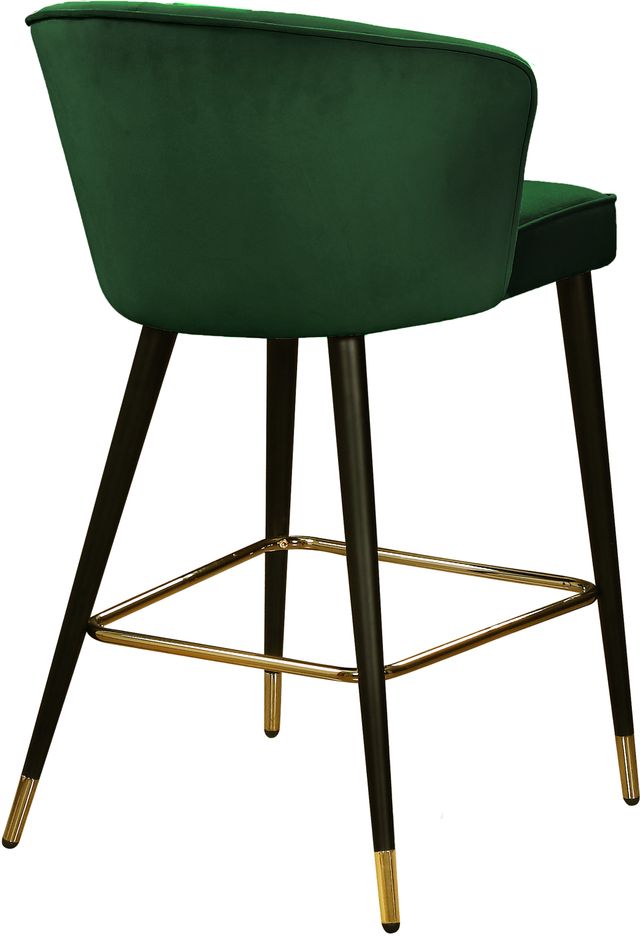 Meridian Furniture Cassie Green Velvet Counter Stool-1