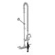 Elkay Chrome 8" Centerset Exposed Deck Mount Faucet 44" Flexible Hose with Lever Handles-1