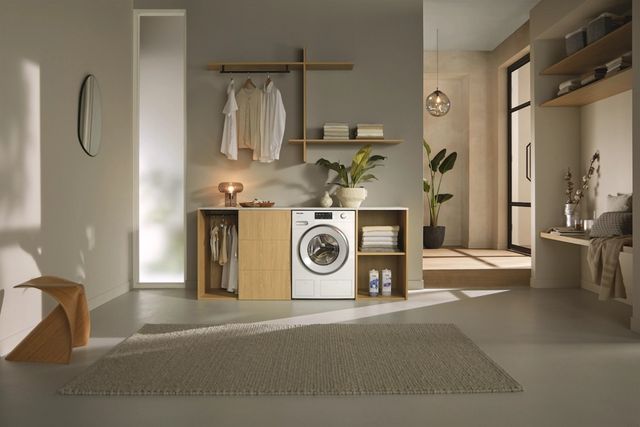 Miele W1 White Edition 2.3 Cu. Ft. Lotus White Front Load Washer-5