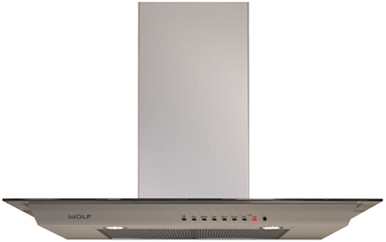 Wolf® 36" Stainless Steel & Glass Wall Range Hood-0