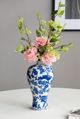 A & B Home Ren Blue/White Bird Vase-4