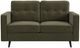 Intercon Mable Loden Green Velvet Loveseat-0