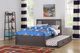 Donco Kids Slate Gray Full Princeton Bed with Trundle-0
