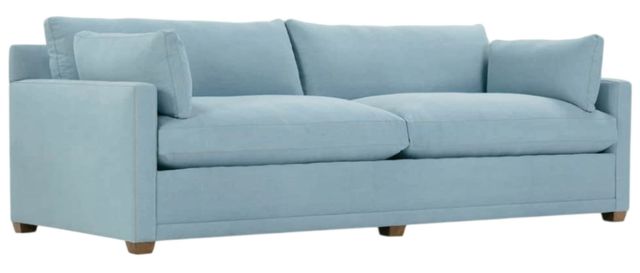 Rowe® Customizable Sylvie 75” Two Cushion Everyday Denim Deep Sofa-0