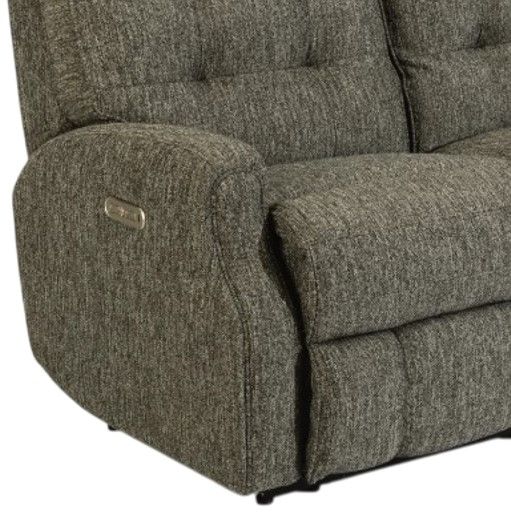 Flexsteel® Devon Onyx Power Reclining Sectional with Power Headrests-3