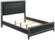 ACME Furniture Haiden Weathered Black Eastern King Panel Bed with LED-0