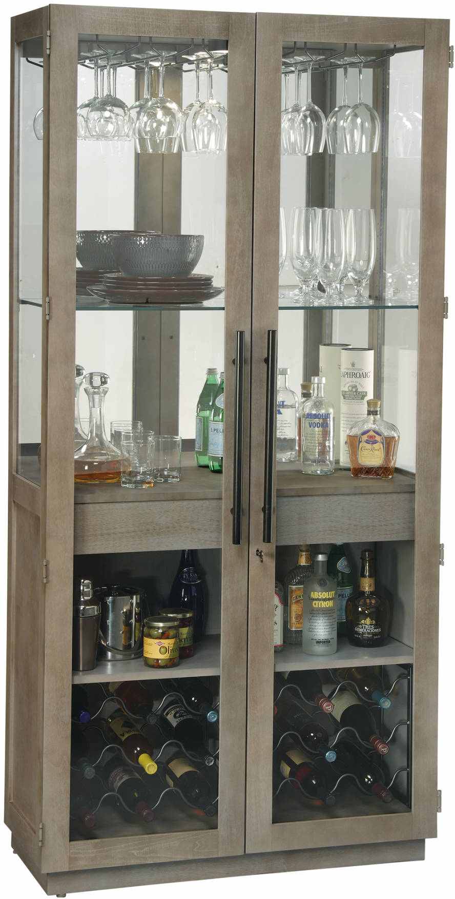 Howard miller barolo wine and bar cabinet sale