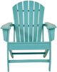 Signature Design by Ashley® Sundown Treasure Turquoise Plastic Outdoor Adirondack Chair-1