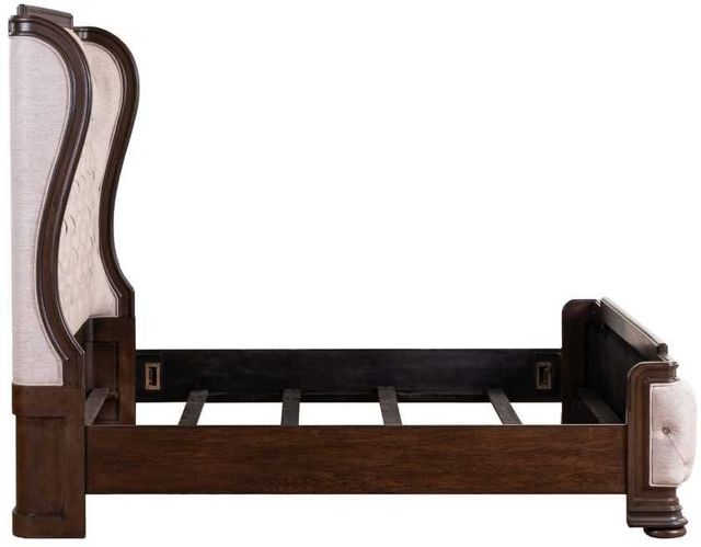 Liberty Furniture Provence Park Chateau Brown/Cream Queen Shelter Bed-3