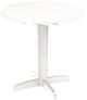 C R Plastic Generation Line White Pub Pedestal Base Table-0