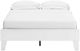 Signature Design by Ashley® Socalle Matte White Queen Platform Bed-1